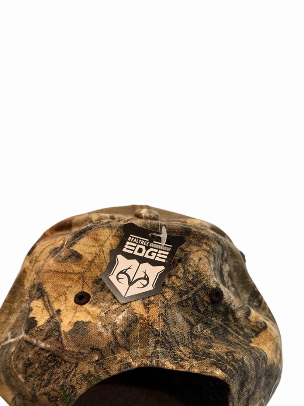 Whitetails Unlimited Realtree Edge Camo Hunting Baseball Cap Hat Brown NWT - Picture 2 of 11